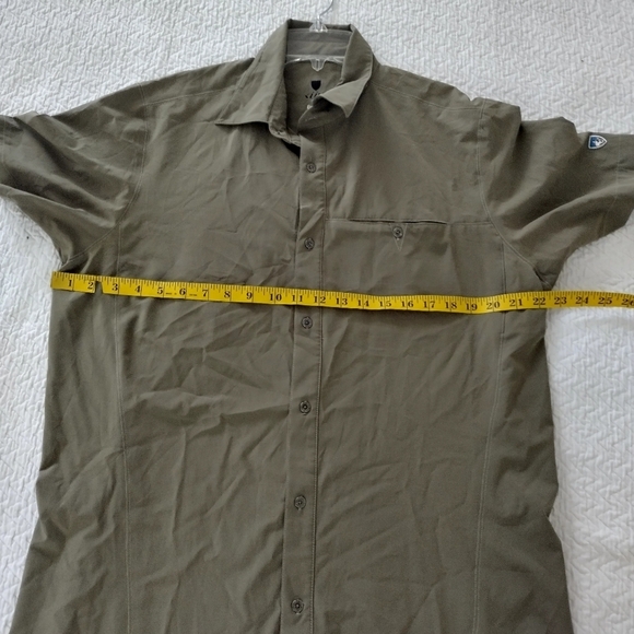 Kuhl Tufflex Button Down Outdoor Hiking Shirt Sz M - Picture 7 of 8